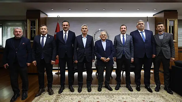 Büyükkılıç, Komşu Başkanları Ağırladı