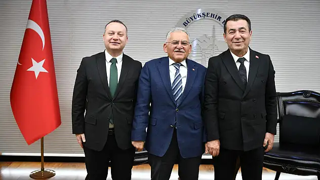 Büyükkılıç'tan havacılık alanında önemli görüşmeler