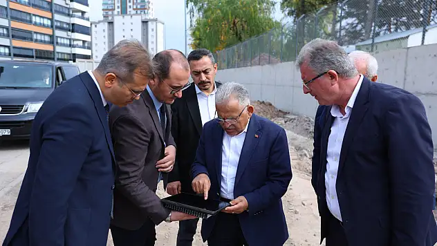 Büyükkılıç'tan kartal kavşağı öncesi yol incelemesi