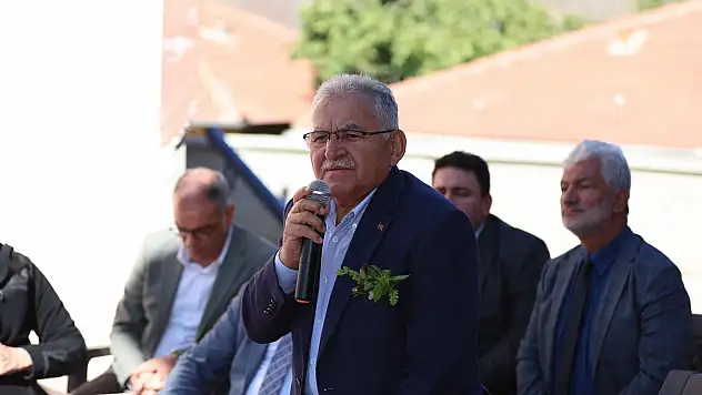 Büyükkılıç'tan Yahyalı'ya su müjdesi