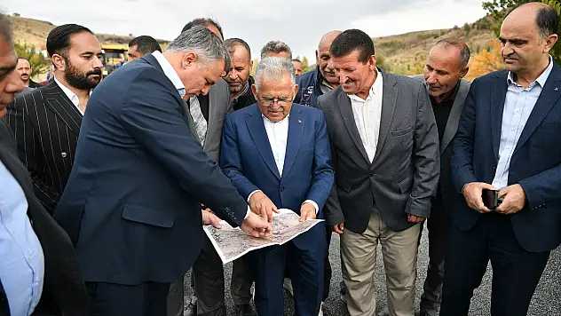 Büyükkılıç Tomarza'da yatırımları inceledi