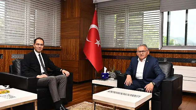 BÜYÜKKILIÇ, YENİ İL SAĞLIK MÜDÜRÜ ERŞAN'I KABUL ETTİ