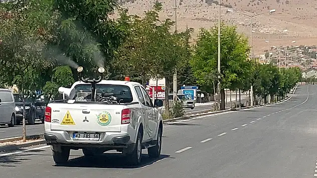 Büyükşehir'den Konya Genelinde Haşereyle Mücadele