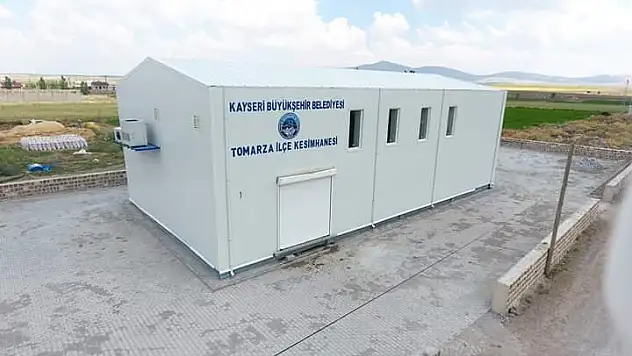 Büyükşehir den mezbahane yapımı