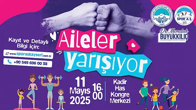 Büyükşehir spor a.ş.'den aile yılında, ailelere özel yarışma