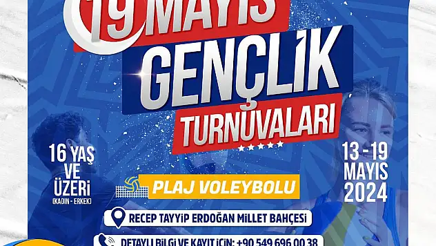 BÜYÜKŞEHİR'DEN 19 MAYIS'A ÖZEL 'PLAJ VOLEYBOLU' TURNUVASI
