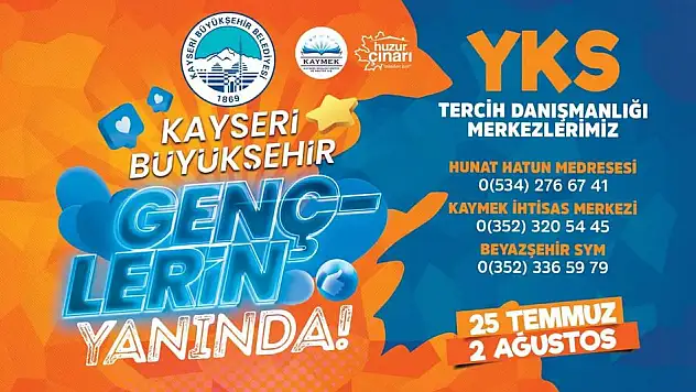Büyükşehir'den öğrencilere ücretsiz danışmanlık hizmeti