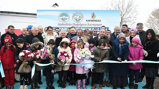 ÇATAKDERE DE DOĞALGAZ SEVİNCİ