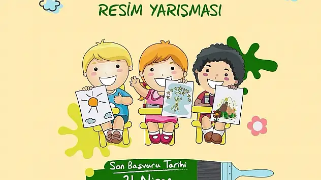 Çerkes Bayrağı günü resim yarışması