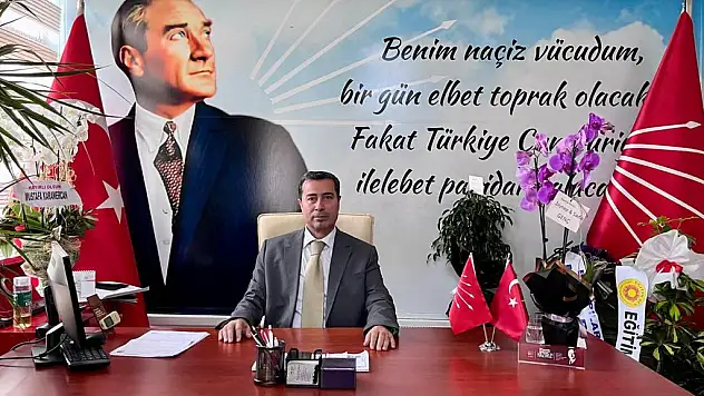 CHP Kayseri İl Başkanı Feyzullah Keskin'den Öğretmen ve Öğrencilere Başarı Dileği