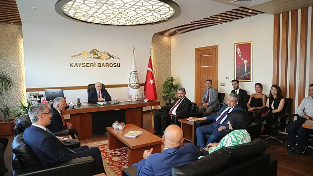 ÇİÇEK VE BÜYÜKKILIÇ ADLİ YIL AÇILIŞ TÖRENİ'NE KATILDI