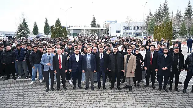 Cıngı OSB'de öğrencilerle buluştu