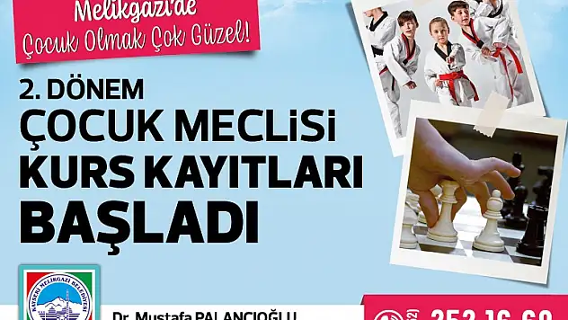 ÇOCUK MECLİSİ'NİN 2. DÖNEM KURS KAYITLARI BAŞLADI