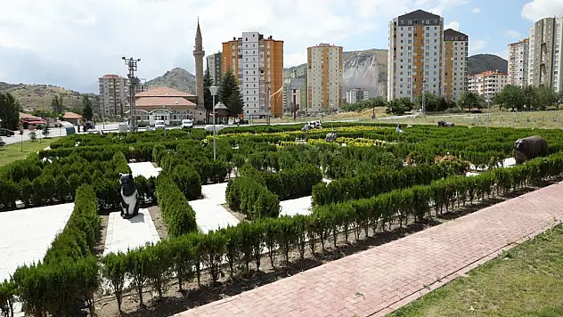 'Çocuklara özel LABİRENT parkımız  tamamlanmak üzere'
