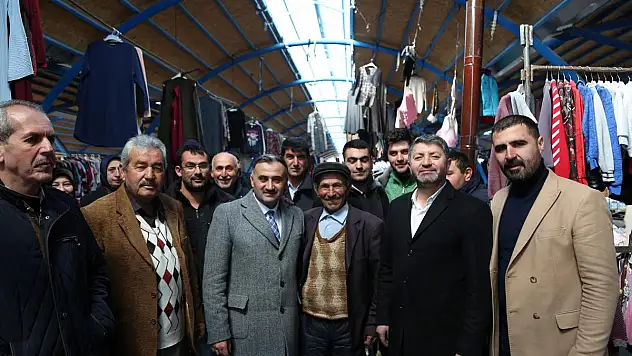 CUMHUR İTTİFAKINDAN SALI PAZARINA ZİYARET