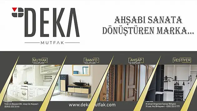 DEKA MUTFAK…  Ahşabı Sanata Dönüştüren Marka…