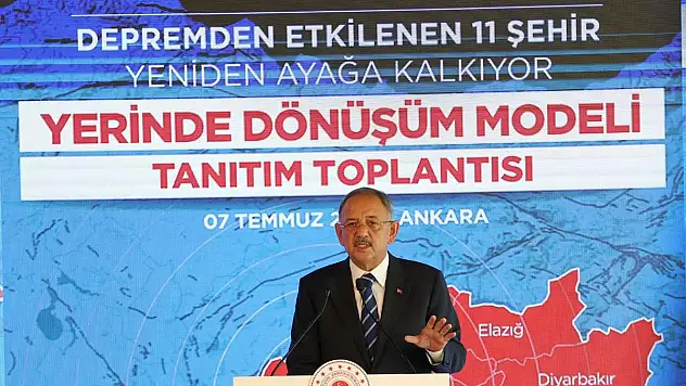 DEPREM BÖLGESİNDE YENİ DÖNEM BAŞLIYOR