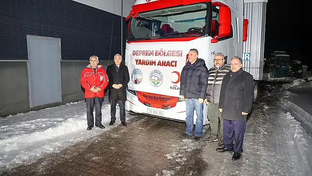 DEPREM BÖLGESİNE GECE GÜNDÜZ YARDIM