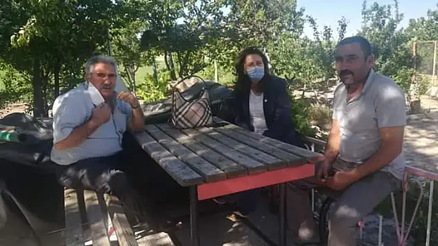 Develi de CHP heyeti ziyareti