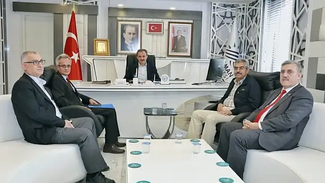 DSİ Bölge Müdürlüğü Heyeti, Başkan Kılınç'la Görüştü