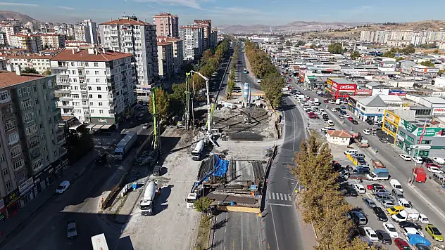 DSİ-Yeni sanayi Kavşağı'nda çalışmalar sürüyor
