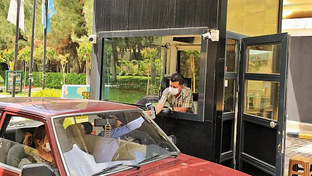 DÜLÜK TABİAT PARKI'NDA 'TEMASSIZ' YENİ DÖNEM