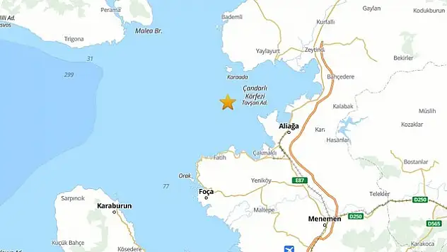 Ege'de bir deprem daha!
