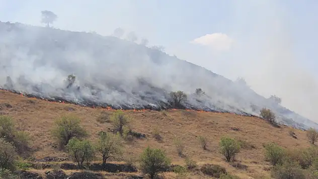 Eğribucak yangını Hacılar sınırlarına da sıçradı