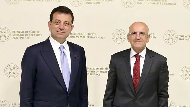 Ekrem İmamoğlu, Bakan Mehmet Şimşek'le bir araya geldi