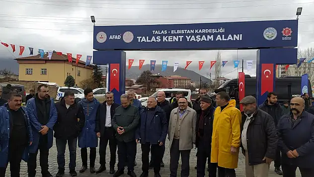 ELBİSTAN'DA TALAS KENT YAŞAM ALANI AÇILDI