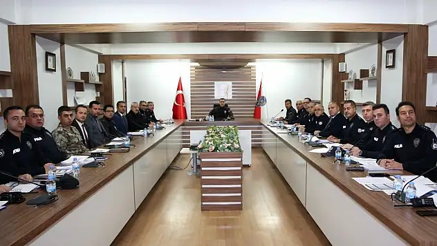 Emniyetten genel asayiş toplantısı