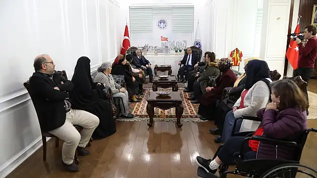 ENGELLİ BİREYLERDEN BAŞKAN GÜDER'E ZİYARET