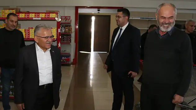 Erciyes Feneri Derneği'nin marketine ziyaret