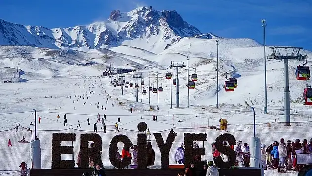 Erciyes Kayak merkezi sezonu başlıyor