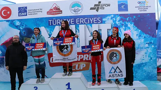 Erciyes'te Dağ Kayağı Türkiye Şampiyonası sona erdi