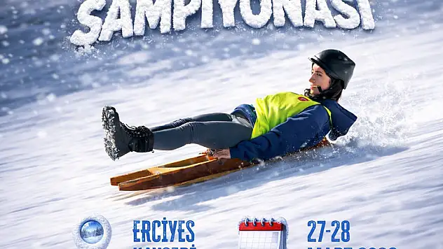Erciyes'te Geleneksel Kızak Şampiyonası Heyecanı