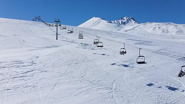 Erciyes ve diğer kayak merkezleri kar kalınlığı
