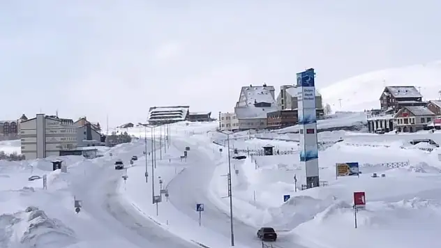 Erciyes yolu trafiğe açıldı