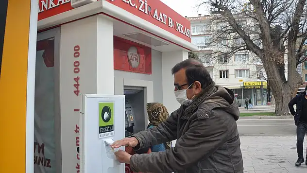 Ereğli Belediyesi'nden dezenfektan platformları