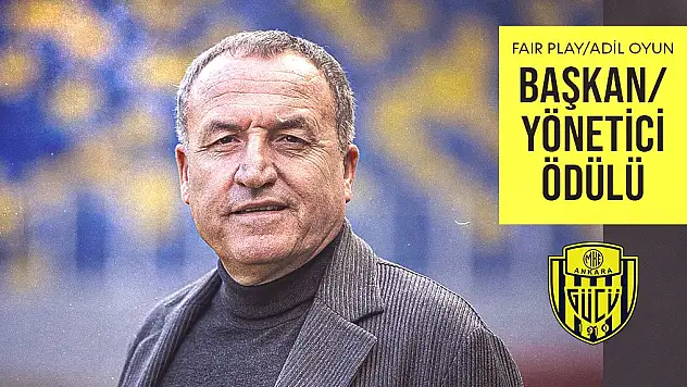 Fair Play ödülü alan başkana ihraç