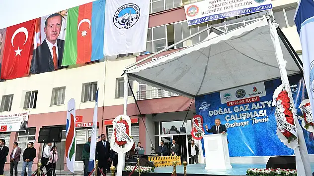 FELAHİYE VE ÖZVATAN DA DOĞALGAZ HEYECANI
