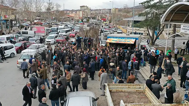 FİDAN BELEDİYE'DEN MEYVE VATANDAŞTAN