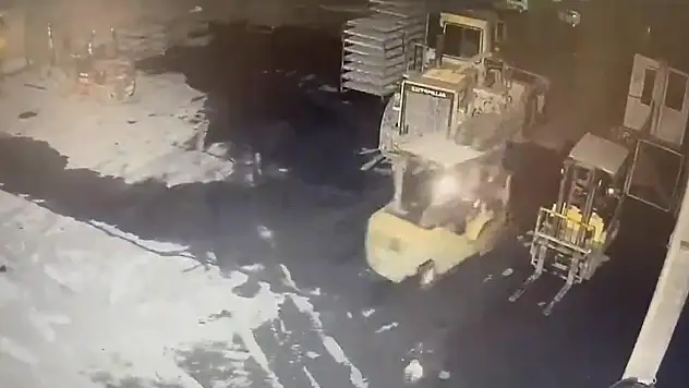 Forklifti Çalanlar Yakalandı
