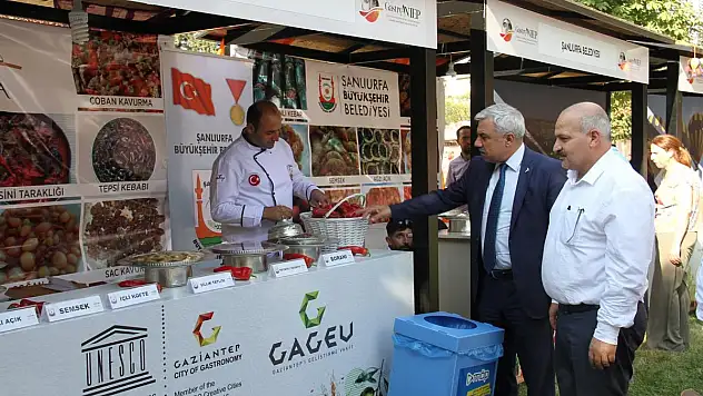 GASTROANTEP FESTİVALİNDE ŞANLIURFA STANDINA YOĞUN İLGİ