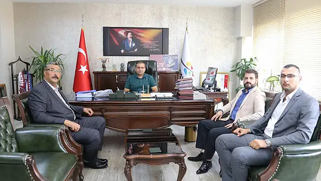 GENEL SEKRETER TAZEARSLAN'A ZİYARET