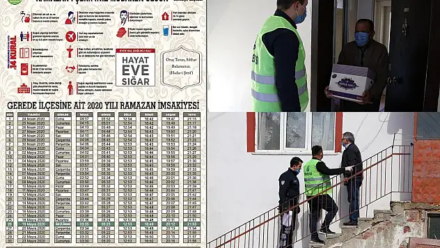 GEREDE BELEDİYESİ RAMAZAN AYINDA GÖNÜL KÖPRÜLERİ KURDU
