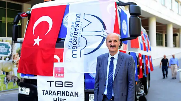 GÜNGÖR'DEN DULKADİROĞLU'NA YOL SÜPÜRME ARACI