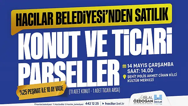 Hacılar Belediyesi 08.05 reklam
