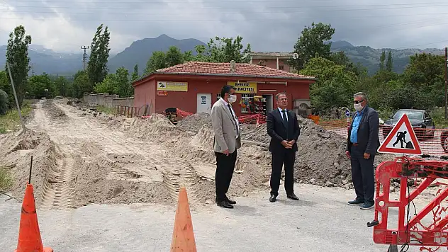 HACILAR'DA ÇALIŞMALAR HIZ KESMEDEN DEVAM EDİYOR