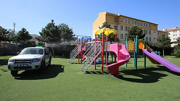 Hacılar da covid 19 dezenfekte çalışmaları